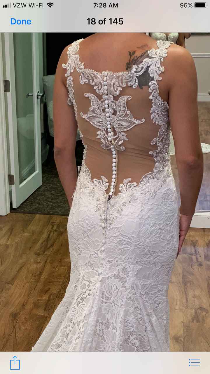 Wedding dress and tattoo - 1