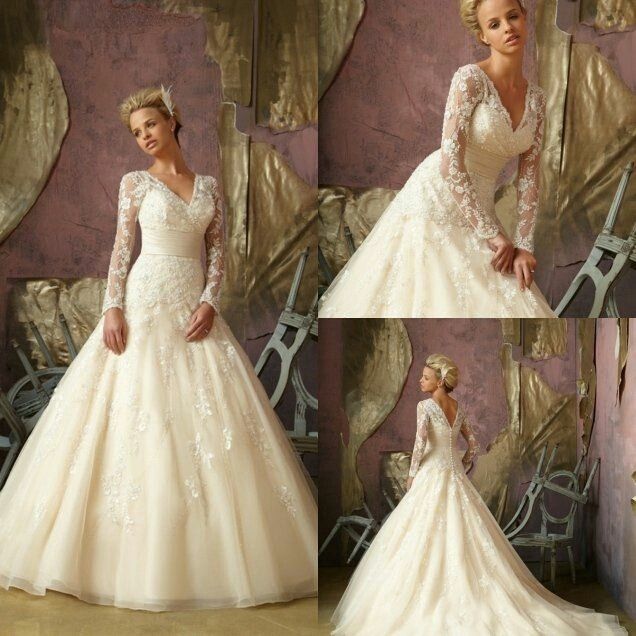 Lace Ballgown Wedding Dresses