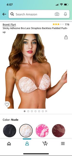 Backless push up bra-(no clear straps) suggestions 2