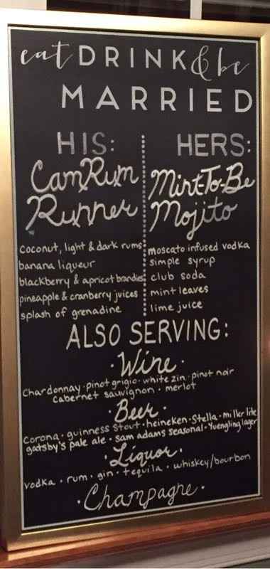 DIY bar sign is finished!!!