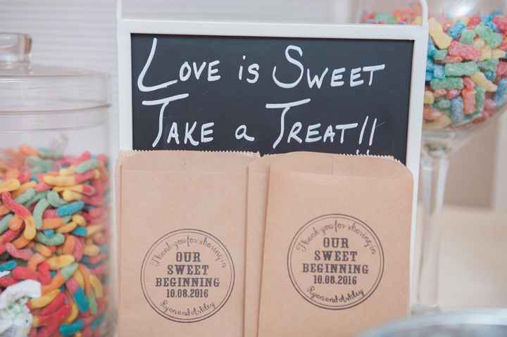 My DIY Wedding Candy Buffet