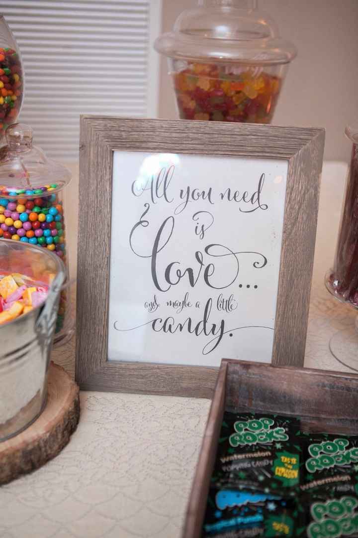 My DIY Wedding Candy Buffet