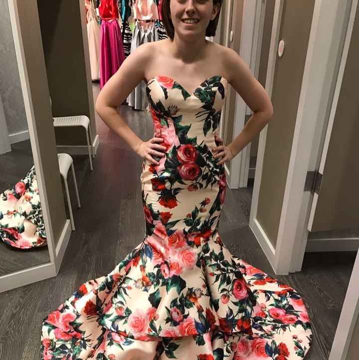 Unconventional wedding gown