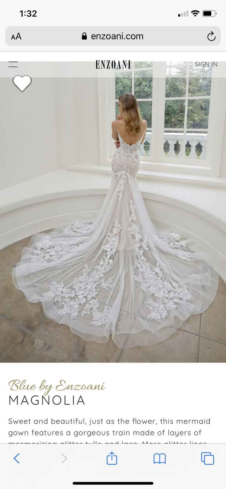 Wedding dress for sale. Has not been worn or altered - 2