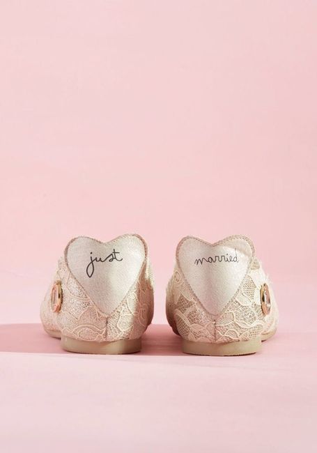 Brides wearing flats