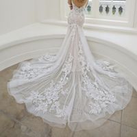 Wedding dress for sale. Has not been worn or altered - 2