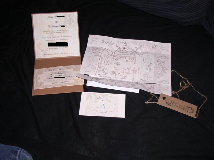 Our Harry Potter invitations came!!!