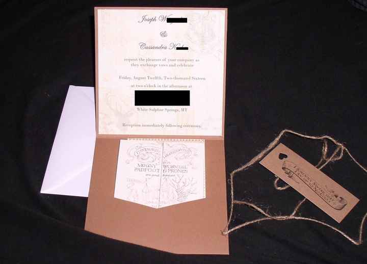 Our Harry Potter invitations came!!!