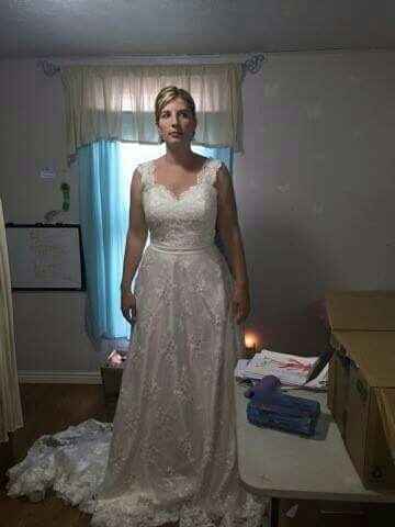 85 days left and the dress came today