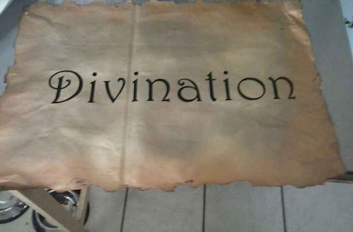 DIY Harry Potter wedding... sign sneak peek