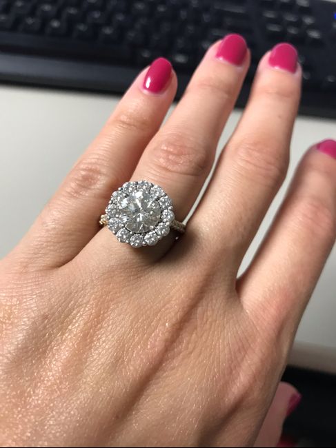 Is it ok to ask you for how many  ct’s is your engagement ring? And for the price and brand? 10