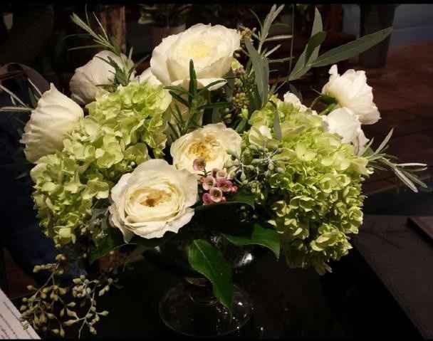Final Florist meeting - centerpiece sample