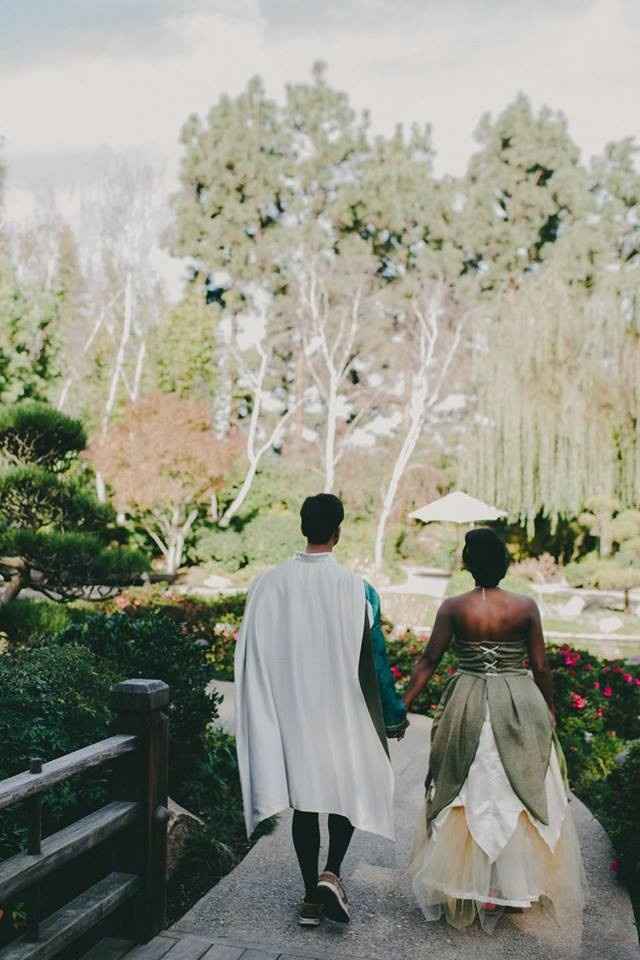 After all the excitement, they decided to go for a walk ...