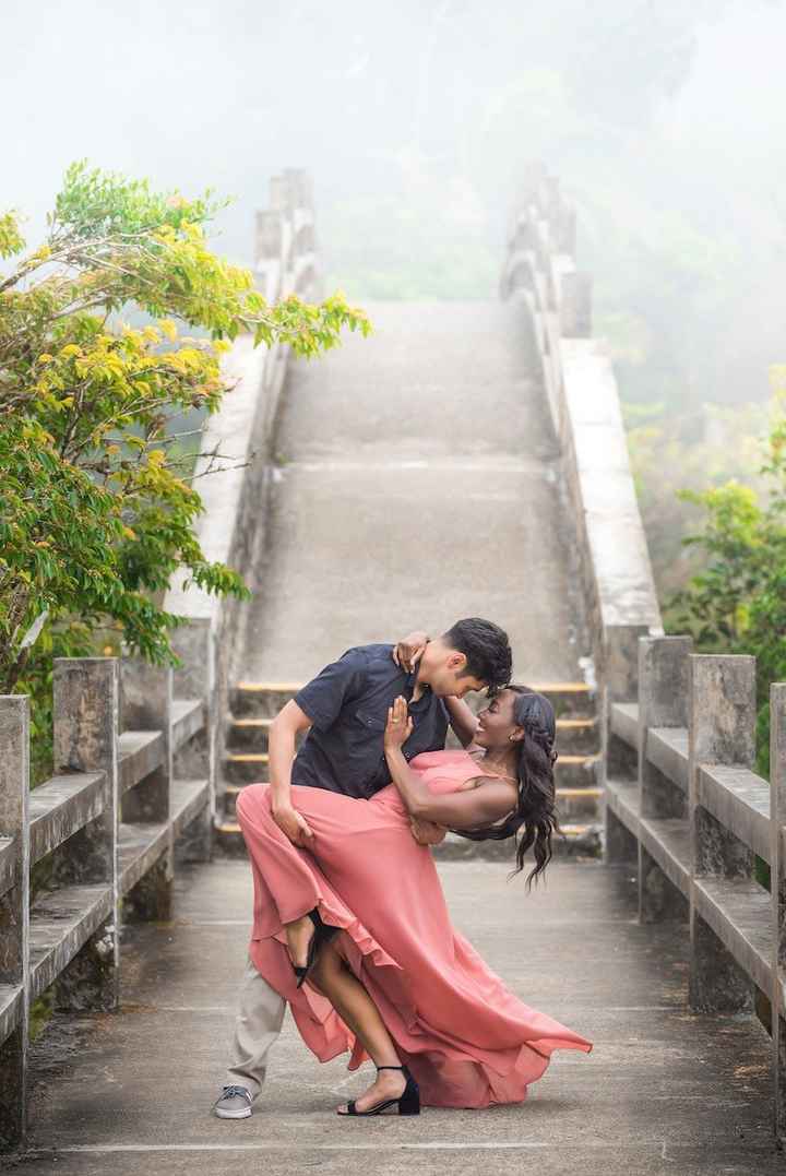 Dancing on the bridge