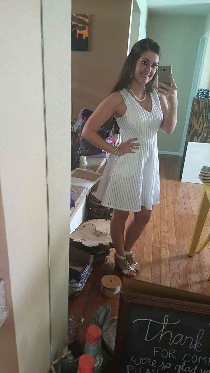 Bridal shower attire... white or not?