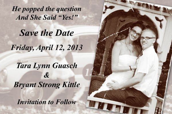 Our Save the Dates