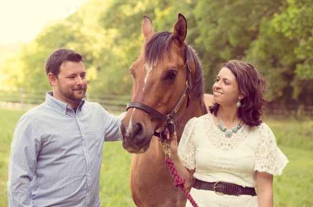 Fur babies with engagement/wedding photos