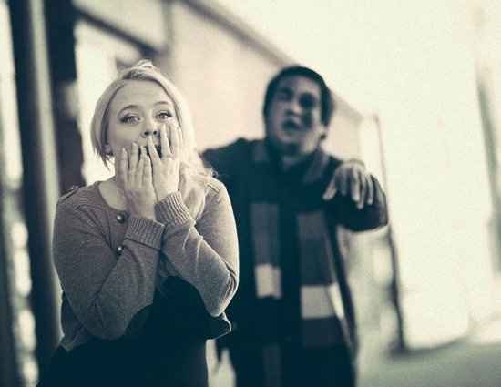 Wow.. I actually found the romantic side to a zombie-themed wedding..