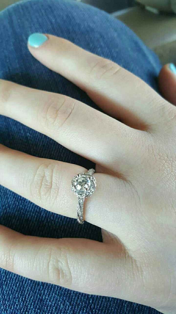 Lets see those beautiful engagement rings