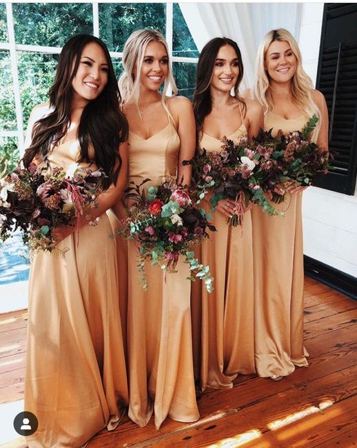 Help! Gold bridesmaid dress! 6