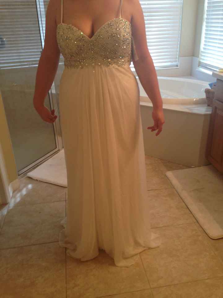 Bought my dress at DB from another store and HATE IT!