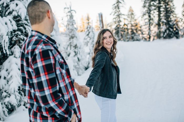 Snow forecast for engagement pictures!! - 2