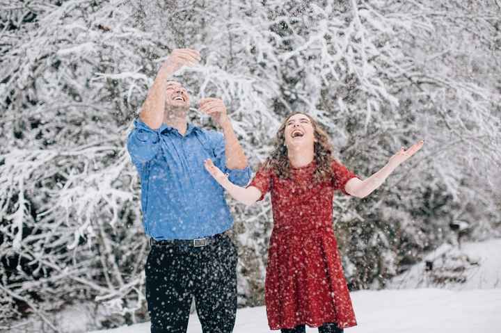 Snow forecast for engagement pictures!! - 1