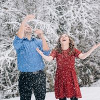 Snow forecast for engagement pictures!! - 1