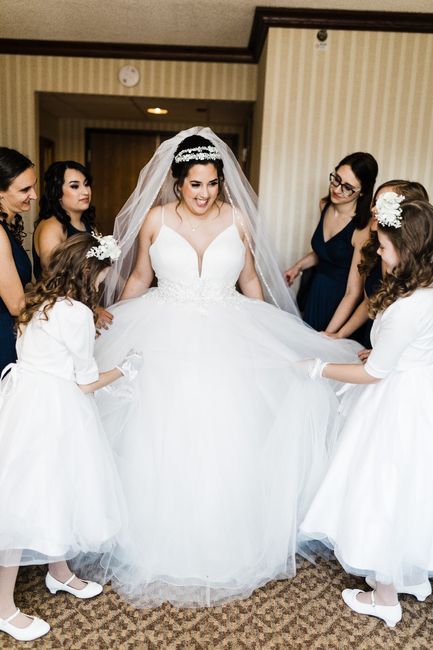Help from my flower girls 