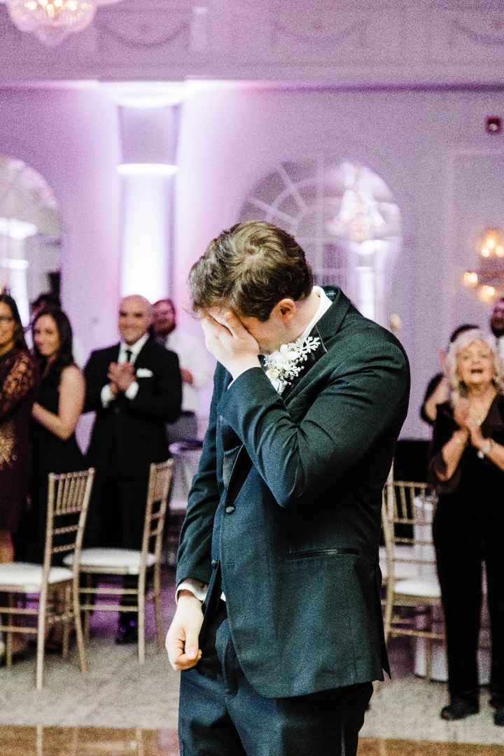 his reaction to my speech 