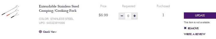 Gifts Added to Registry?