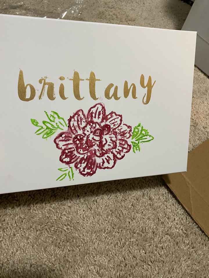 Started my bridesmaid boxes today! - 1