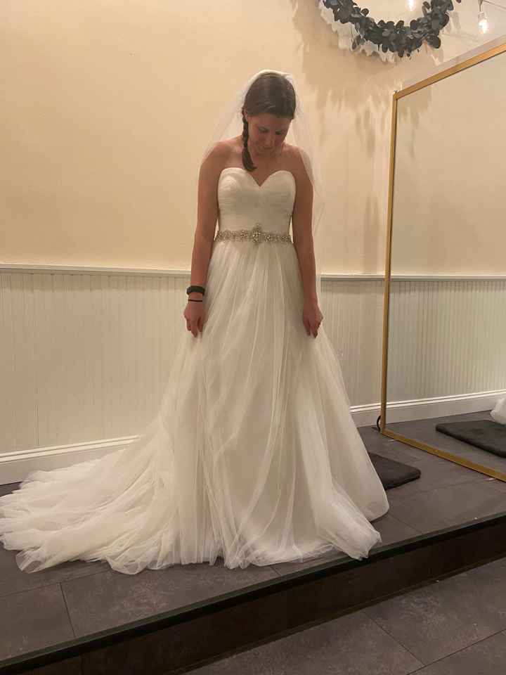 What type of veil will look good with my dress? - 1