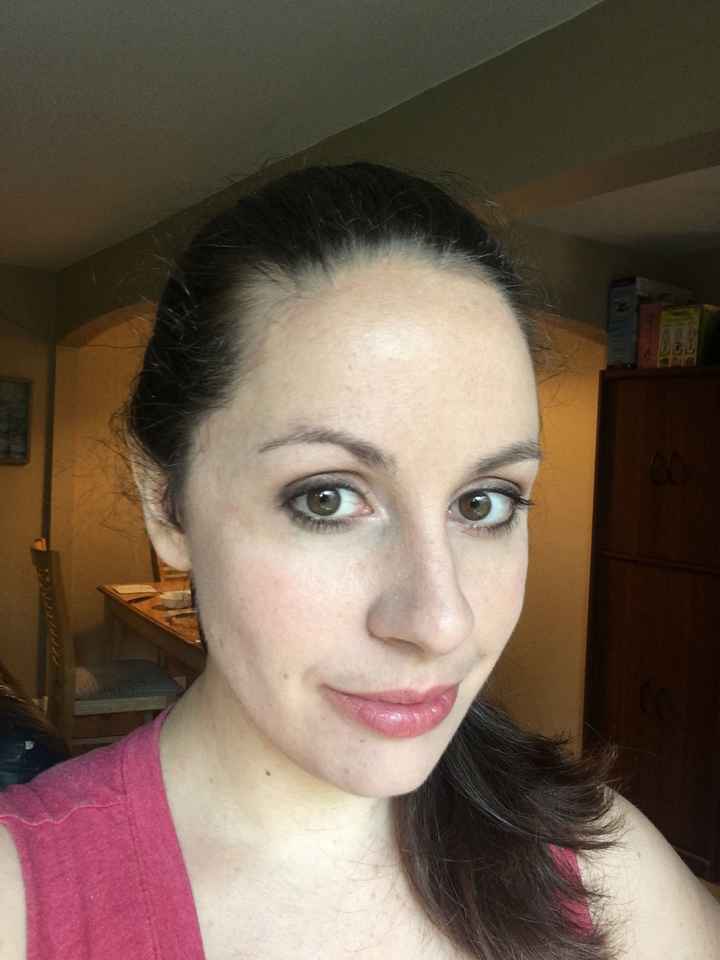 Engagement shoot makeup