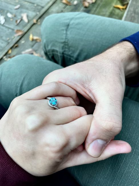 Show Me Your Non Diamond Engagement Rings! 7
