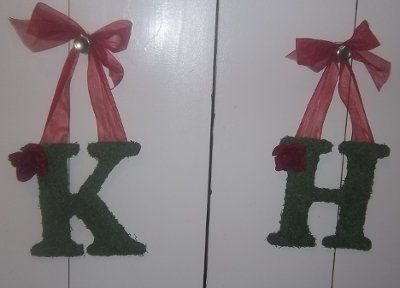 DIY Moss Letters