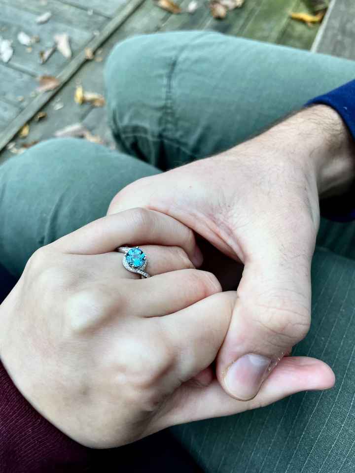 Show Me Your Non Diamond Engagement Rings! - 1