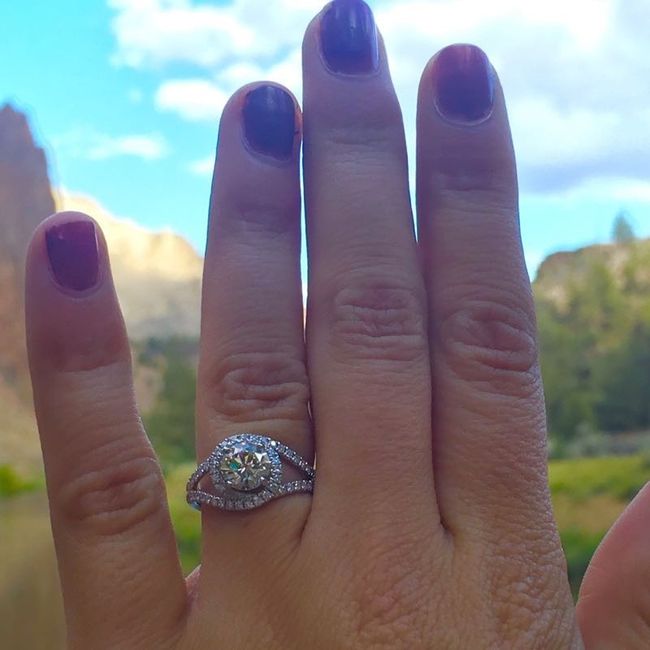 Let's see those beautiful rings lady's!