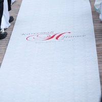 aisle runner dilemma...personalized or el cheapo?