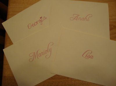 For the bridesmaids