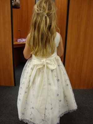 And back to WR things...Where the heck do I find a flower girl dress beside DB?