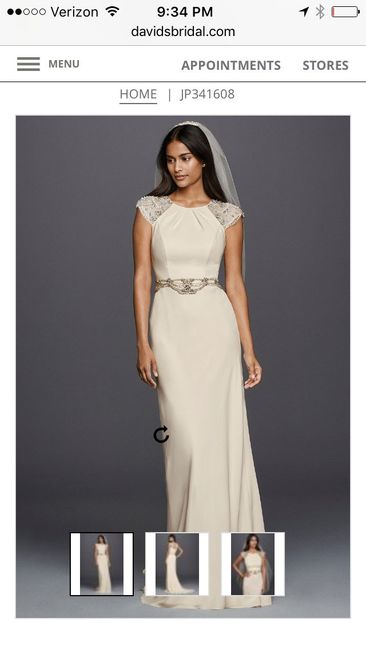 Anybody buy a Jenny Packham gown?