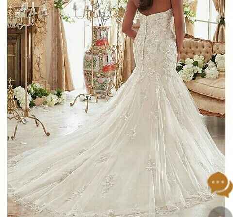 Wedding dress confusion.