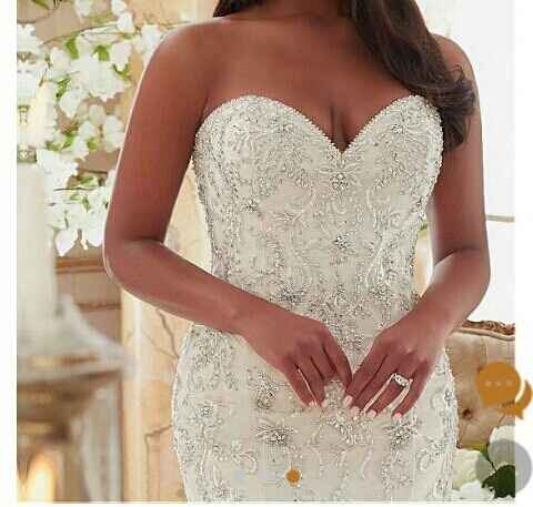 Wedding dress confusion.