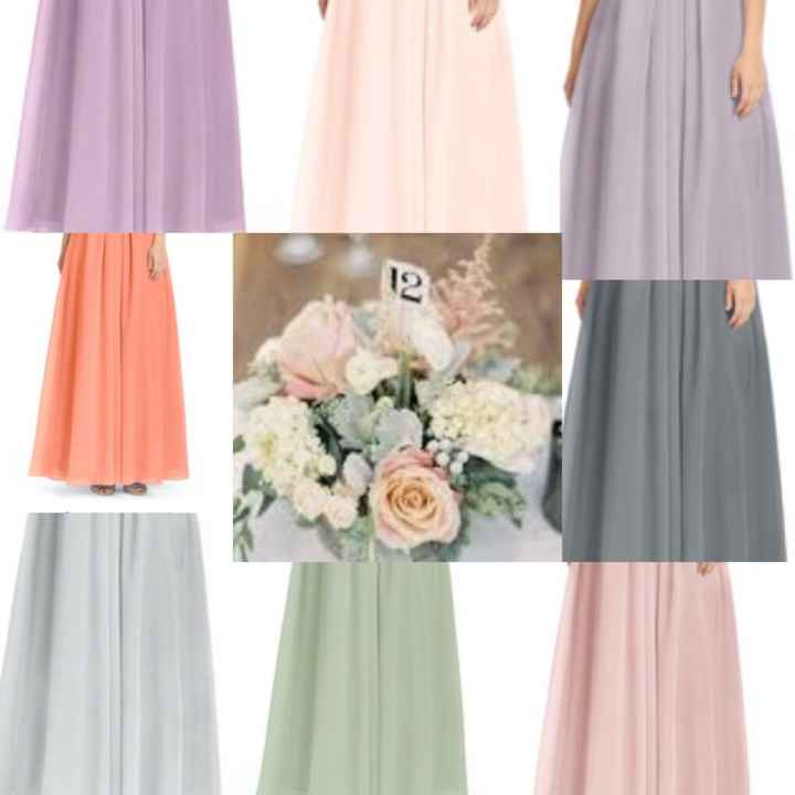 Bridesmaid dress colors - 1