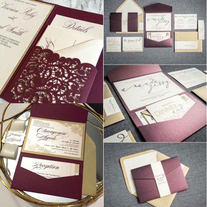 Do invitation colors need to match wedding colors? - 1