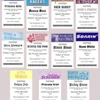 Escort card inspiration, what are you doing or did?