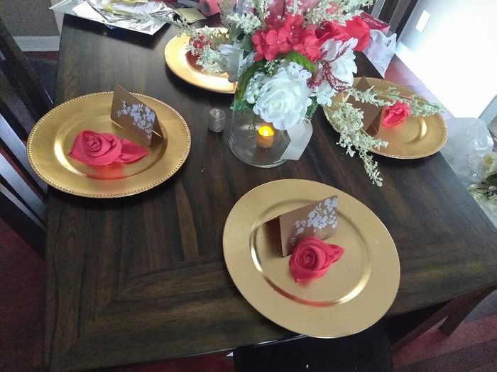 Table set up for guest - 2