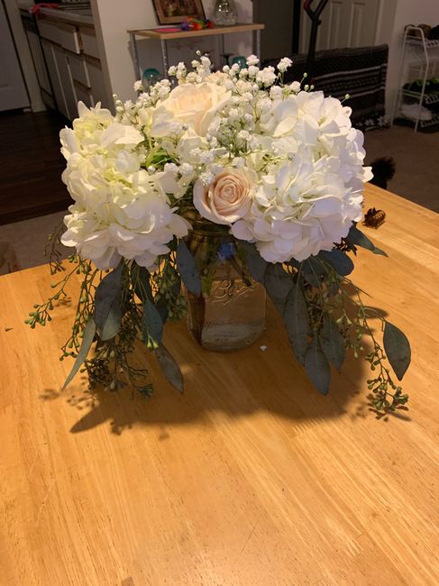 Opinions on my diy centerpieces! - 1