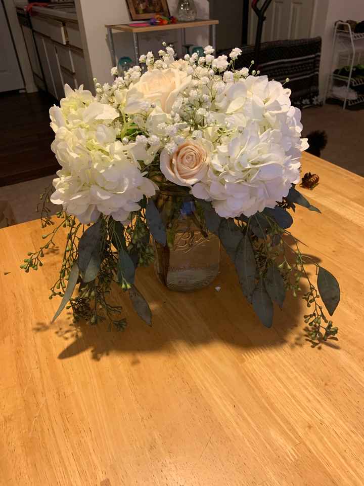 Opinions on my diy centerpieces! - 1